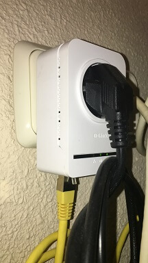 Conexión Ethernet via Powerline
