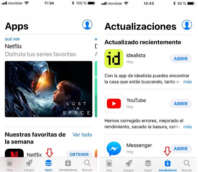 App Store. Apps y Actualizaciones