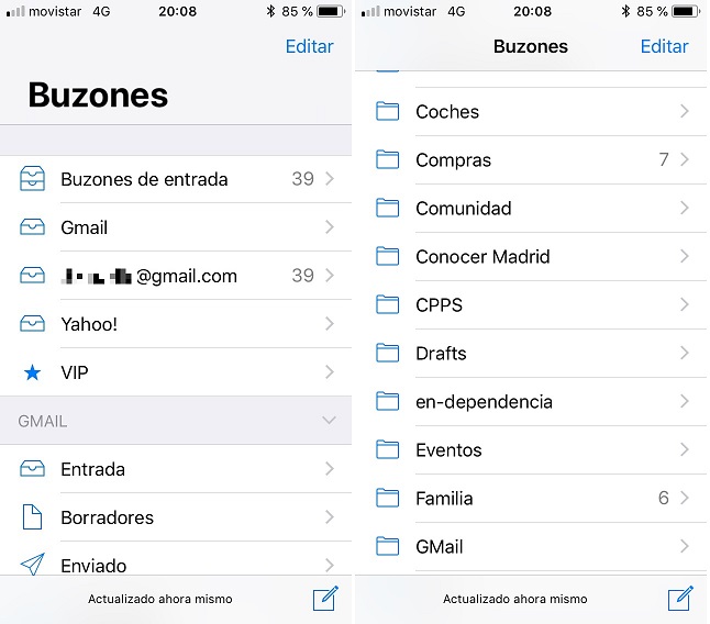 Buzones de email